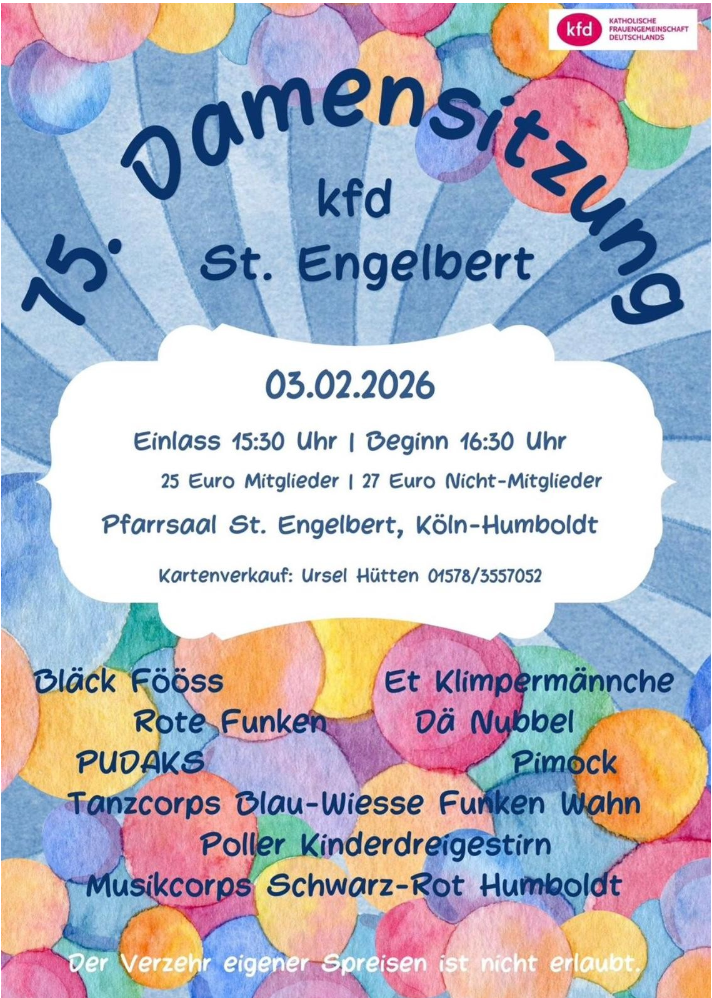 15. Damensitzung